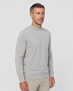 Long-Sleeve Mock Neck, Light grey, threequarter-right